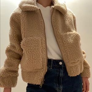 *BRAND NEW* Garage Beige Teddy Coat